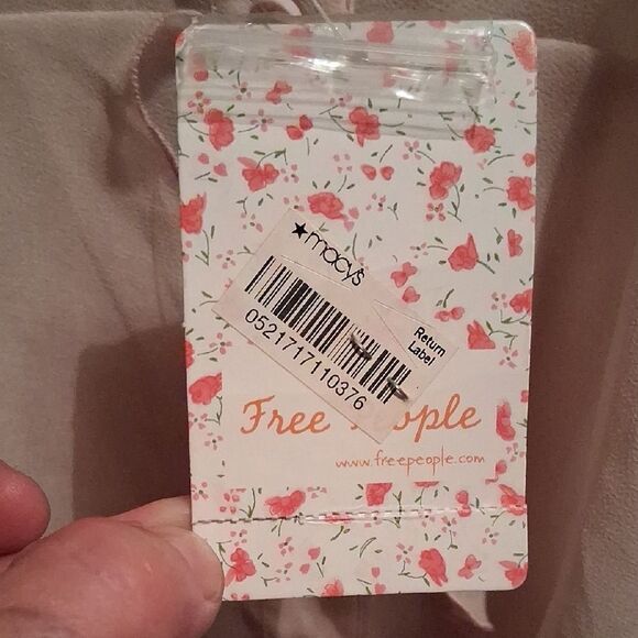 NWT Free People Light Pink Buttoned Layered Romantic Flowy Blouse Size Small - Picture 2 of 16